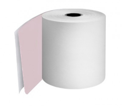 57 x 57 x 12.7 Core 2Ply White/Pink Rolls Boxed 20s - TRD050