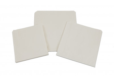 7" x 7" (175 x 175mm) White Scotchban Greaseproof Bags - 203149