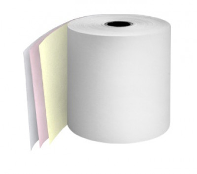 76mm 3ply 12.7mm Core White/Pink/Yellow rolls Boxed 20s - TRD064