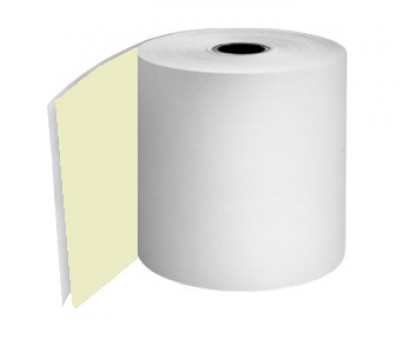 76mm 2ply 12.7mm Core White/Yellow Rolls Boxed 20s - TRD056