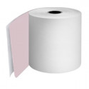 57 x 57 x 12.7 Core 2Ply White/Pink Rolls Boxed 20s - TRD050