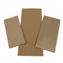 6" x 2.5" x 12" (150 x 65 x 305mm) Brown Kraft Grocery / SOS Block Bottom Bags - 302162