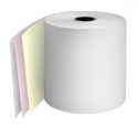 76mm 3ply 12.7mm Core White/Pink/Yellow rolls Boxed 20s - TRD064